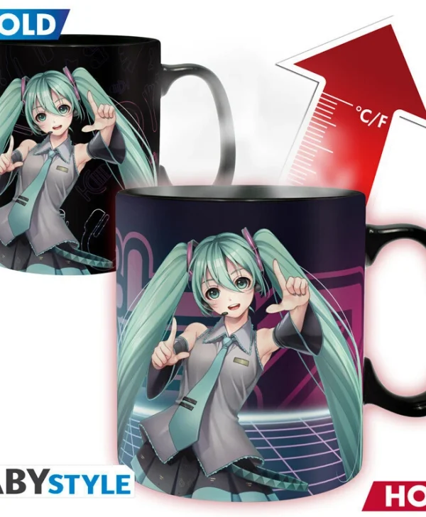 Abysse Hatsune Miku Heat Change Κούπα Κεραμική Πολύχρωμη 460ml ABYMUGA459