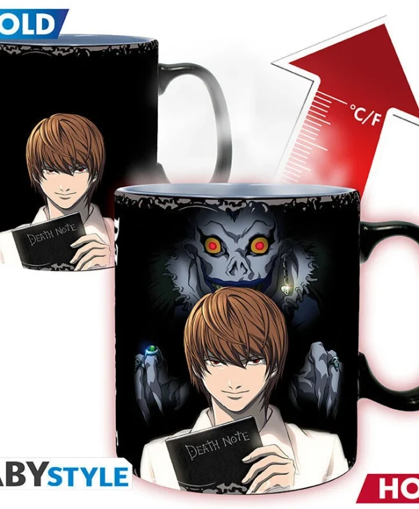 Death Note Mug Heat Change Kira & L ABYMUGA477