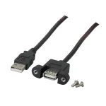 EFB USB 2.0 Cable USB-A male - USB-A female Μαύρο 3m K5291SW.3V2