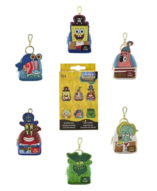 Spongebob Mini Backpack Bag Charm Loungefly Mystery Box Τυχαία Επιλογή NICBC0002-EA