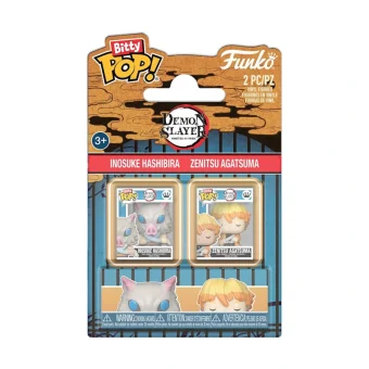 Funko Bitty Pop! Demon Slayer - Inosuke Hashibira & Zenitsu Agatsuma 93997