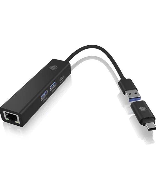 Icy Box Hub 3 Θυρών USB 3.2 με σύνδεση USB-A / USB-C 61008