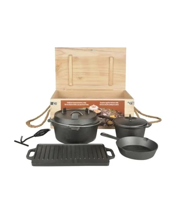 Esschert Design Dutch Oven Cooking Set 7 Pcs FF240