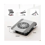 Unitek Cooling Pad για Laptop έως 17.3" Ασημί OT1098AGY01 - Image 2