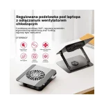 Unitek Cooling Pad για Laptop έως 17.3" Ασημί OT1098AGY01 - Image 4