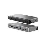 Alogic MX3 USB-C Docking Station με DisplayPort 4K PD Ethernet και σύνδεση 3 Οθονών Γκρι 314112