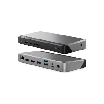 Alogic MX3 USB-C Docking Station με DisplayPort 4K PD Ethernet και σύνδεση 3 Οθονών Γκρι 314112