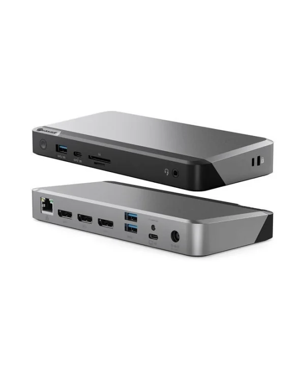 Alogic MX3 USB-C Docking Station με DisplayPort 4K PD Ethernet και σύνδεση 3 Οθονών Γκρι 314112