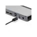 Alogic MX3 USB-C Docking Station με DisplayPort 4K PD Ethernet και σύνδεση 3 Οθονών Γκρι 314112 - Image 2