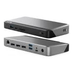 Alogic MX3 USB-C Docking Station με DisplayPort 4K PD Ethernet και σύνδεση 3 Οθονών Γκρι 314112 - Image 4