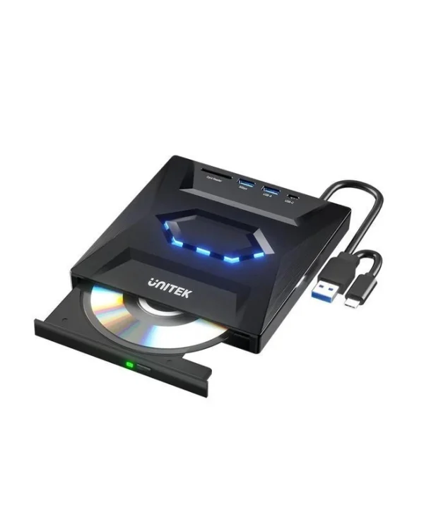 Unitek Optical External Drive & 5in1 Usb Hub T1037a T1037A01