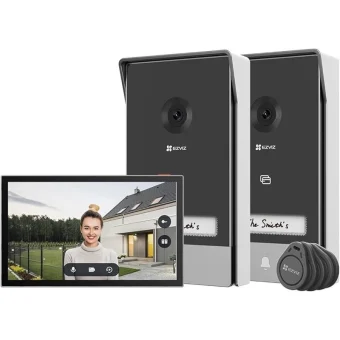 Ezviz Σετ Θυροτηλεόρασης CS-HP7   (3MP,2-Entry Kit)
