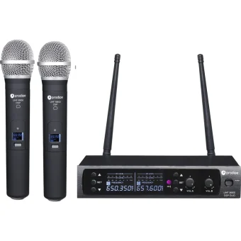 Prodipe UHF M850 DSP Duo Ασύρματο Δυναμικό Μικρόφωνο Χειρός για Φωνητικά M850DUO