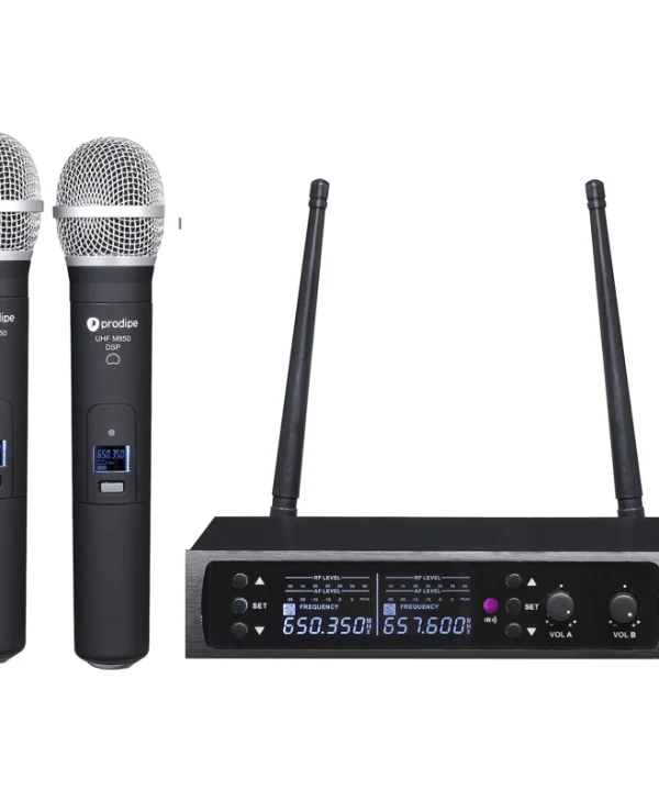 Prodipe UHF M850 DSP Duo Ασύρματο Δυναμικό Μικρόφωνο Χειρός για Φωνητικά M850DUO