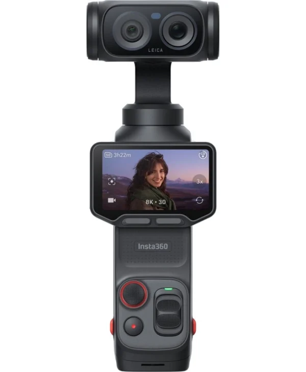 Insta360 Luna Ultra 47GB Action Camera 8K Standard Bundle με Οθόνη Αφής 2" και Wi-Fi Cosmic Black CINSABTA/LUNA01