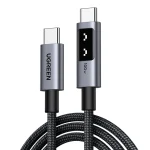 Ugreen LED USB 2.0 Cable USB-C male - USB-C 100W PD Μαύρο 2m 35512