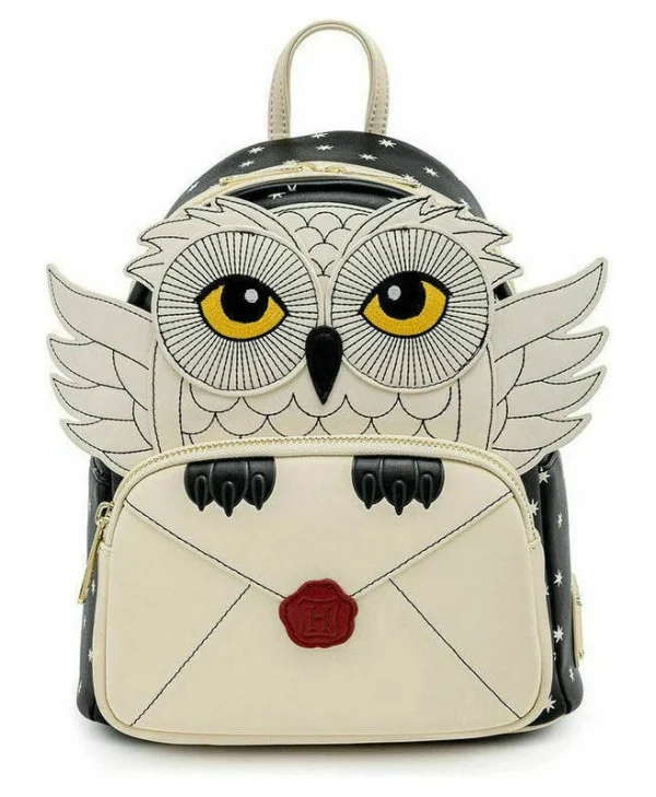Loungefly Hedwig Howler Mini Backpack Παιδική Τσάντα Πλάτης Λευκή 26.6x22.8εκ. Loungefly Harry Potter Hedwig HPBK0129