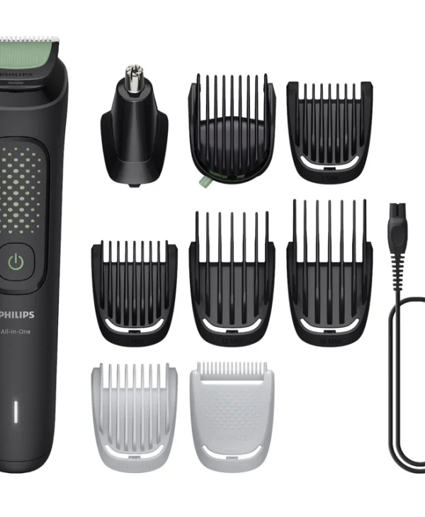 Philips Multigroom Series 3000 Σετ Επαναφορτιζόμενης Κουρευτικής Μηχανής Μαύρο MG3946/15