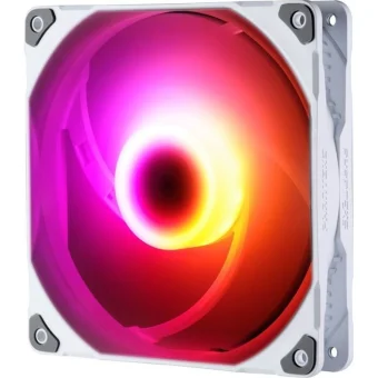 Phanteks PH-F140M25 Case Fan (1800rpm / 104.62cfm) με RGB Φωτισμό και Σύνδεση 4-Pin PWM Λευκό PH-F140M25_DRGB_PWM_WT01