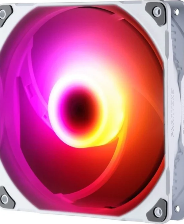 Phanteks PH-F140M25 Case Fan (1800rpm / 104.62cfm) με RGB Φωτισμό και Σύνδεση 4-Pin PWM Λευκό PH-F140M25_DRGB_PWM_WT01