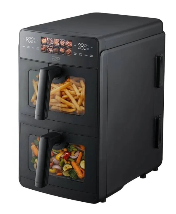 Promis Air Fryer με Διπλό Αποσπώμενο Κάδο 10lt Μαύρο FRP1560