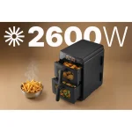 Promis Air Fryer με Διπλό Αποσπώμενο Κάδο 10lt Μαύρο FRP1560 - Image 10