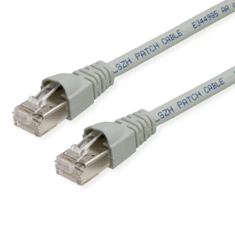 Telegärtner S/FTP Cat.6a (Gigabit) Καλώδιο Δικτύου Ethernet 1m Γκρι 100007973