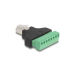 Delock Προσαρμογέας Rj45 Φίς > Κλέμα 8-pin 2-τεμ 3,81 Mm Mpn 66471 - Image 2
