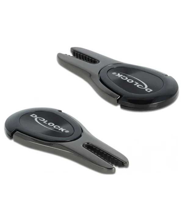 DeLock 4in1 Finger Ring Stand Κινητού Γκρι 20675