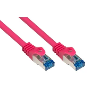 Alcasa S/FTP Cat.6a (Gigabit) Καλώδιο Δικτύου Ethernet 0.5m Μωβ 8060-H005M