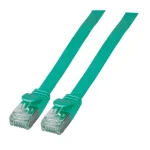 EFB Flat U/FTP (STP) Cat.6a (Gigabit) Καλώδιο Δικτύου Ethernet 0.5m Πράσινο K5545GN.0,5