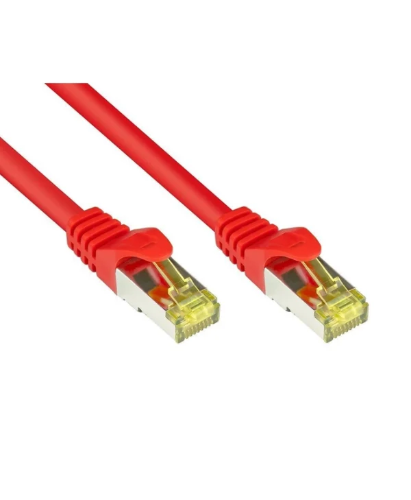 Alcasa U/UTP Cat.7 (10Gbps) Καλώδιο Δικτύου Ethernet 1.5m Κόκκινο 8070R-015R