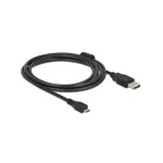 DeLock Regular USB 2.0 to micro USB Cable Μαύρο 0.5m (84900) - Image 3