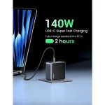 Ugreen Φορτιστής Χωρίς Καλώδιο GaN με Θύρα USB-A και 3 Θύρες USB-C 140W Power Delivery Γκρι (X570) 45575 - Image 5