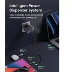 Ugreen Φορτιστής Χωρίς Καλώδιο GaN με Θύρα USB-A και 3 Θύρες USB-C 140W Power Delivery Γκρι (X570) 45575 - Image 11