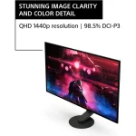 Sony Inzone M10S OLED HDR Gaming Monitor 26.5" QHD 2560x1440 480Hz με Χρόνο Απόκρισης 0.03ms GTG SDM27Q10SB.CEI - Image 4