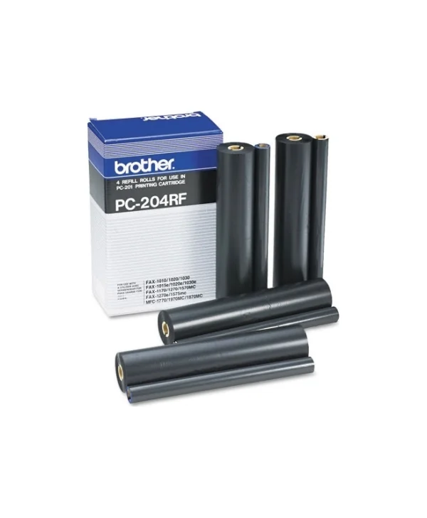 Brother PC-204RFB Γνήσια Μελανοταινία 450Σελίδες 4τμχ PC204RF