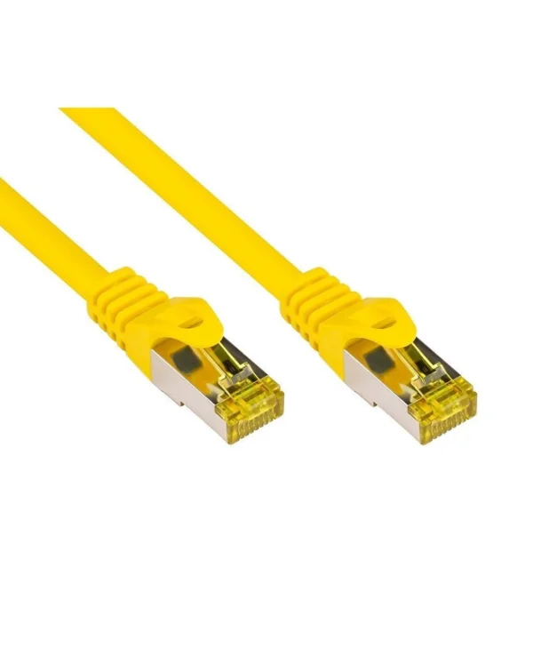 Alcasa S/FTP Cat.7 (10Gbps) Καλώδιο Δικτύου Ethernet 2m Κίτρινο 8070R-020Y