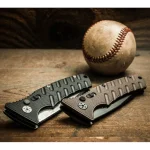 Boker Plus Strike Droppoint Σουγιάς Αυτόματος Καφέ σε Θήκη 01BO424 - Image 4