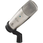Behringer C-1U Πυκνωτικό Μικρόφωνο USB Shock Mounted για Φωνητικά σε Ασημί Χρώμα 27000166 - Image 3