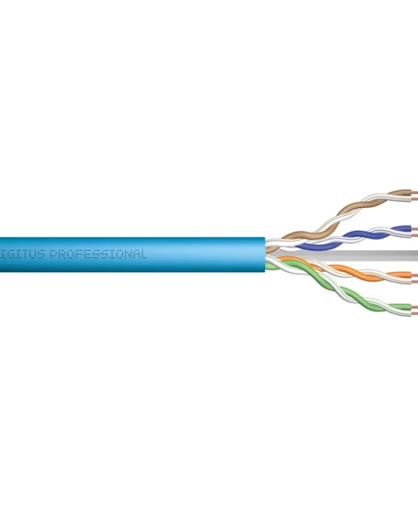 Digitus U/UTP Cat.6a (Gigabit) Καλώδιο Δικτύου Ethernet χωρίς ακροδέκτες 500m Μπλε DK-1614-A-VH-5