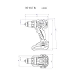 Metabo BS 18 LT BL Δραπανοκατσάβιδο Μπαταρίας Solo 18V 3751278 - Image 5
