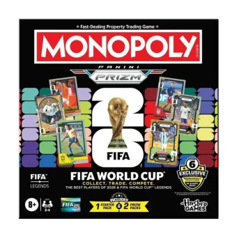 Επιτραπέζιο Παιχνίδι Monopoly Panini Prizm: FIFA World Cup για 2-4 Παίκτες 8+ Ετών Hasbro G2633