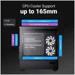 Aerocool P500D Digi-G-BK-v1 Gaming Midi Tower Κουτί Υπολογιστή με Πλαϊνό Παράθυρο Μαύρο ACCM-PN07033.11 - Image 9