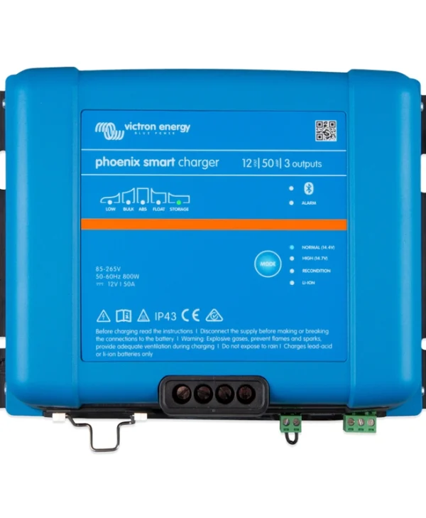 Victron Energy Phoenix Smart IP43 Charger 12/50 (3) 120-240V Φορτιστής Μπαταριών Μολύβδου 12V 50A PSC125053095