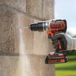 Black & Decker -XJ Κρουστικό Δραπανοκατσάβιδο Μπαταρίας Solo Brushless 18V BL188N-XJ - Image 4