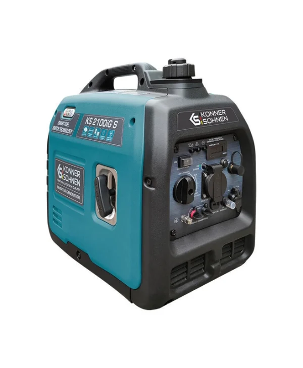 Könner & Söhnen Αθόρυβη Γεννήτρια Βαλιτσάκι Inverter Βενζίνης/Υγραερίου Τετράχρονη με Χειροκίνητη Μίζα και Μέγιστη Ισχύ 2.2kVA 1047914