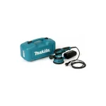 Makita Έκκεντρο Τριβείο 123mm Ρεύματος 300W με Ρύθμιση Ταχύτητας και με Σύστημα Αναρρόφησης BO5041K - Image 2