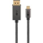 Goobay Braided USB 3.1 Cable USB-C male - DisplayPort Μαύρο 1m 75707