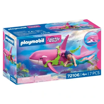 Playmobil Γοργόνα με Φάλαινα-Όρκα για 4 ετών 72106